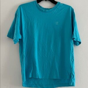 Champion Bundle Crew Neck T-Shirt in Bright Teal and Shorts